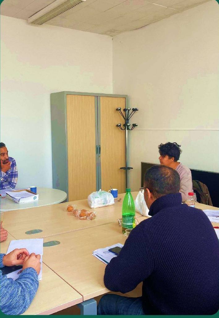 Réunion de projet de collecte et de réemploi avec VIE59